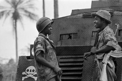 Biafran young soldiers